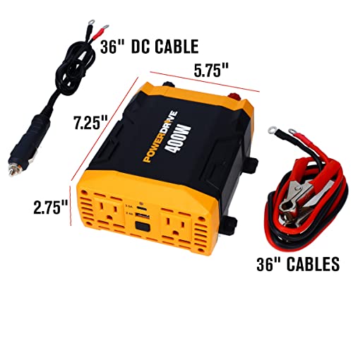 PowerDrive PWD400 400 Watt Power Inverter by POWERDRIVE - Image 3