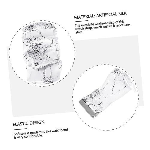 VANZACK 1pc Elastic Watch Strap Comfortable Material Wrist Band Compatible Elegant Design for Business Sports and Daily Use Easy to Install and Replace3