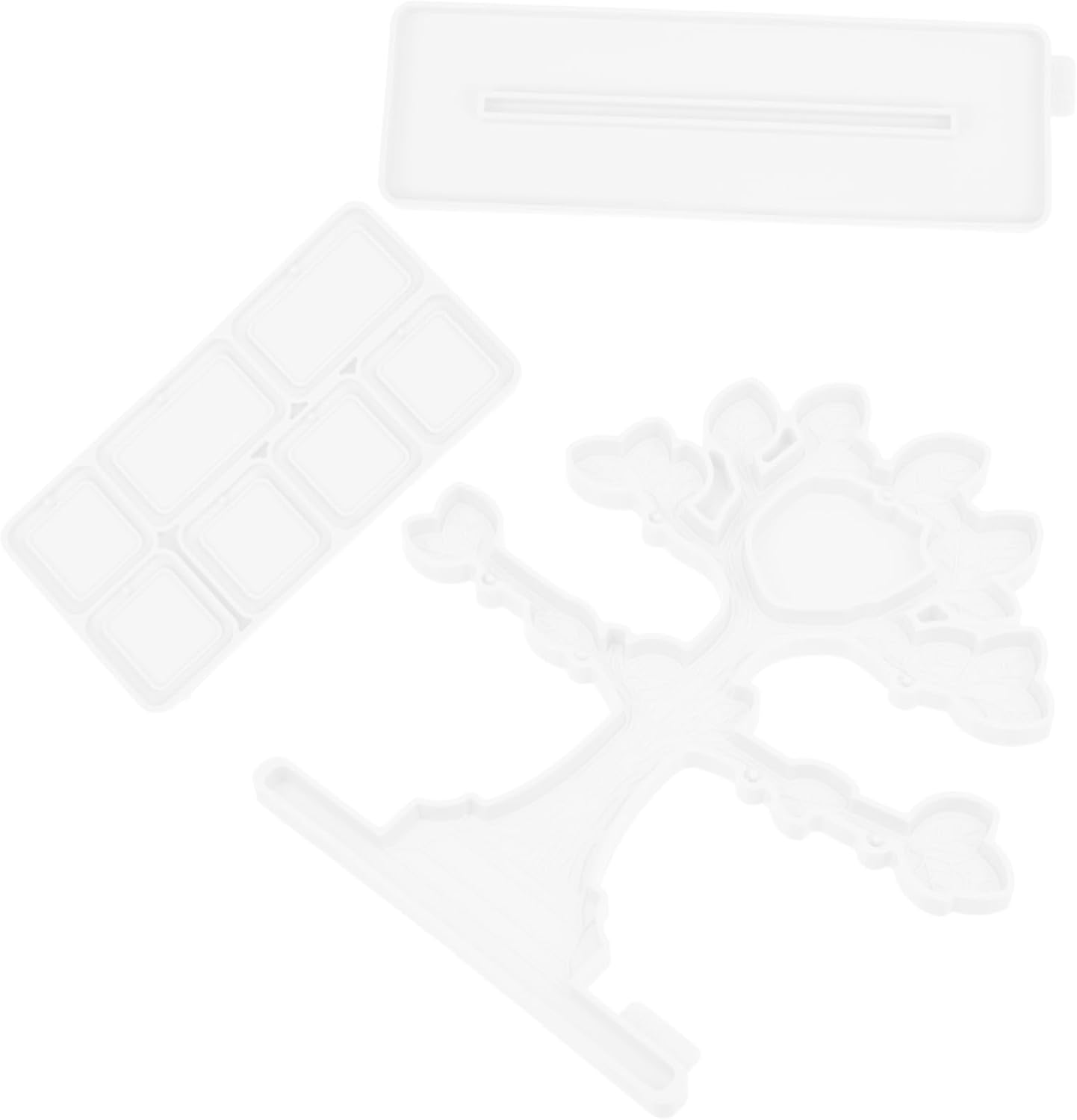 Flexible Tree Photo Frame Mold Easy DIY Epoxy Molding Perfect for Boys and Girls