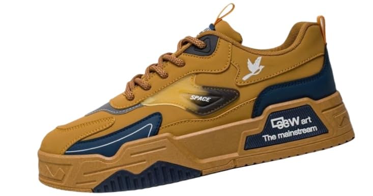 Men's Versatile Multi-Color Skateboard Shoes - Fashion Casual Sneakers for Work, Driving & Business-Sport Style