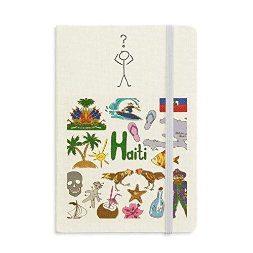 Carnet A5 Haïti journal intime classique avec animaux et drapeau - 2
