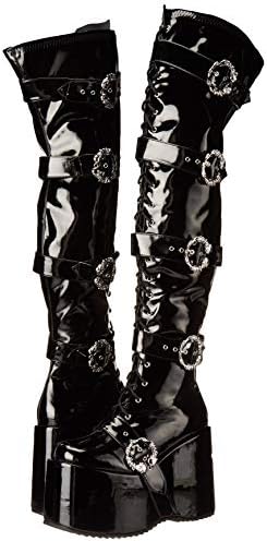 Ellie Shoes Women's Platform Over The Knee Boot 500-KAMORA-BLK-11, Black, 11 | Image 6