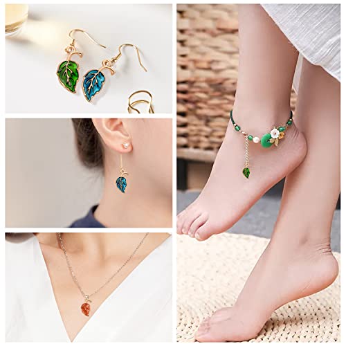 Breloques feuille d'érable pour fabrication de bijoux et bracelets DIY - 7