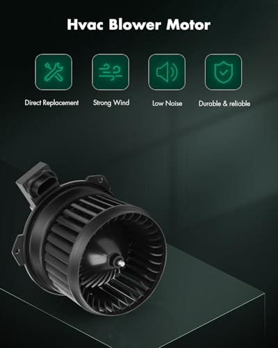 Image of SCITOO HVAC Blower Motor for Mitsubishi Vehicles - AC Heater Blower Motor Fit for 2014-2018 for Mitsubishi Mirage, 2017-2018 for Mirage G4, OE Replaces- PM5212, 7802A249, 7802A247, 7802A212