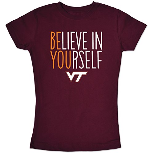 NCAA Virginia Tech Hokies Girls Short Sleeve Tee,10-12 (M)