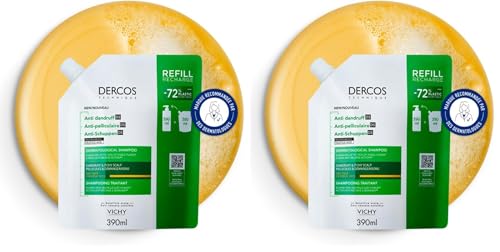 Vichy Dercos Anti Pelliculaire Shampooing Traitant Eco Recharge 390ml
