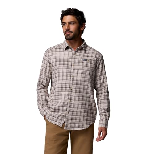 Chemise flanelle Columbia homme, vêtement idéal pour les sorties en plein air