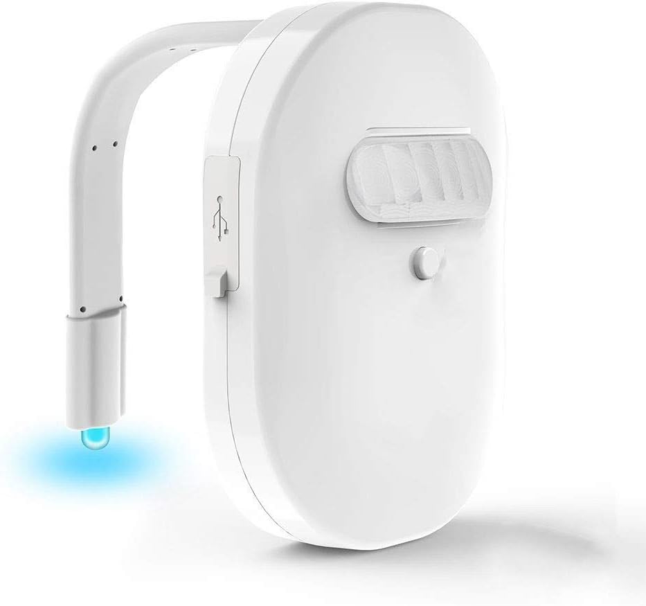 HWZQHJY Toilet Light 12 Colors Changing LED Light for Toilet Bowl, Motion Activated Sensor Light Up Toilet Seat for Bathroom, Included Battery for Toilet Night Light with Waterproof IP67