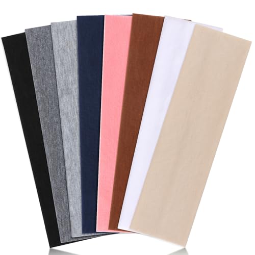 DRESHOW 6cm Wide Headband for Women Men Stretchy Head Band Gym Exercise Yoga Headbands for Women's Hair