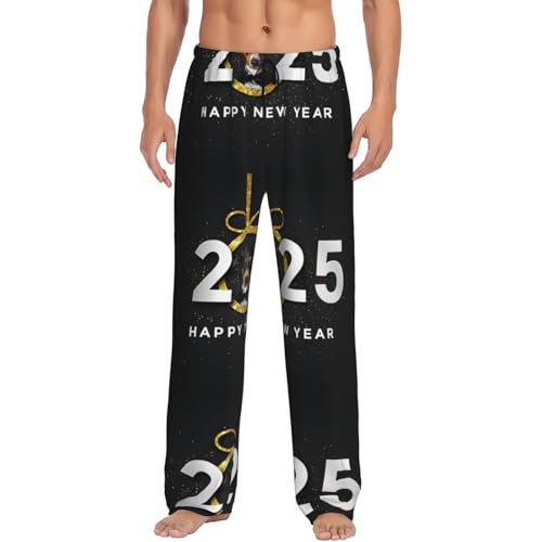 Abstract Brush Strokes Mens Pajama Pants Comfy Lounge Pjs Pants Casual Pajama Bottoms - Main Image