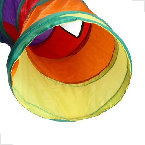 Brinquedo Pet Túnel Para Gatos Cães Dobrável Labirinto Interativo Com 2 3 e 5 Saídas (Túnel 2 saídas