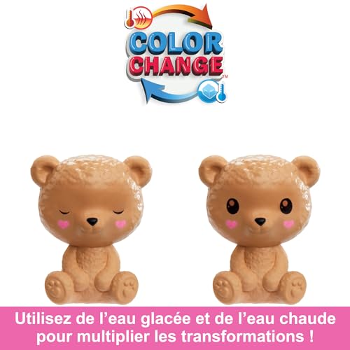 Barbie Coffret Cutie Reveal Avec Poupée Chelsea Aux Cheveux Blonds Avec Mèches Bleues Ourson Déguisé En Dauphin 6 Surprises Et Accessoires Inclus Jouet Enfant HRK30 - vue 6