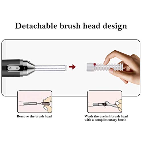 Heated Eyelash Curler, Electric Eyelash Curler, Curled Eyelashes Painless Curved Beauty Make Up Tool, Quick Heating Long Lasting USB Rechargeable Natural