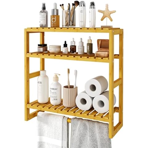 Étagère de salle de bain Bamworld Cover