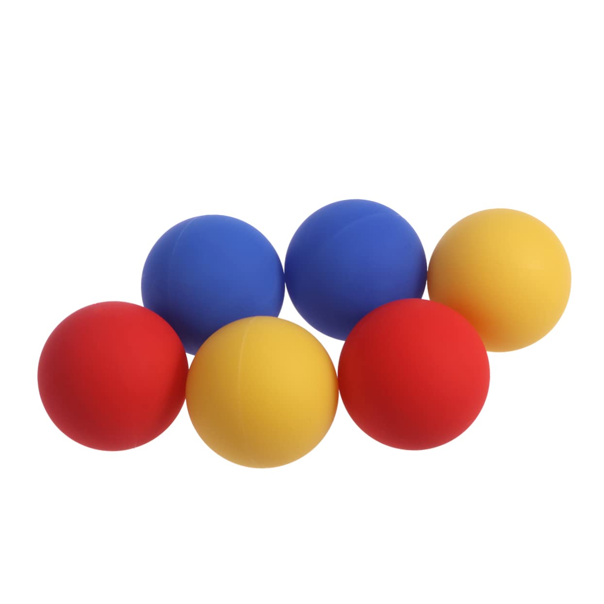 FRCOLOR Lot de 10 Balles de Massage en Silicone pour Libération Myofasciale, Thérapie des Points Déclencheurs, Portables pour Dos et Muscles Couleur Aléatoire