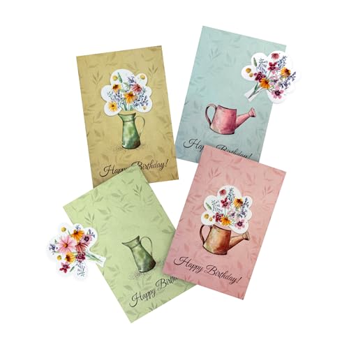 Seed Paper Birthday Cards with Plantable Inserts