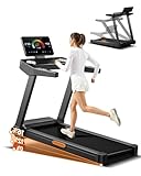 【Moteur puissant de 3,5 CV】: Ce tapis de marche compact est équipé d’une technologie de moteur sans balais, à la fois puissante et durable. Avec une puissance maximale de 3,5 CV, il atteint une vitesse de 14 km/h et supporte une charge maximale de 180 kg, s’adaptant ainsi aux utilisateurs de différents poids. Son niveau sonore est inférieur à 45 dB, ce qui garantit un fonctionnement discret, que ce soit à la maison ou au bureau, sans déranger ni vous ni votre entourage. Vous pouvez ainsi vous concentrer pleinement sur votre entraînement, sans aucune perturbation.