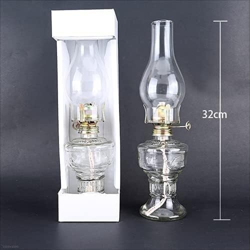 Miniatura 7 de Genérico Araña moderna, Retro Nostalgia Hurricane Lamp Simple Glass Craft Compatible with Home Lighting Decoration Emergency Light DIY Old Table