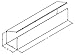 HAMMOND CWST1212NK Type 1 Lay in Hinge Cover Wireway Without Knockouts
