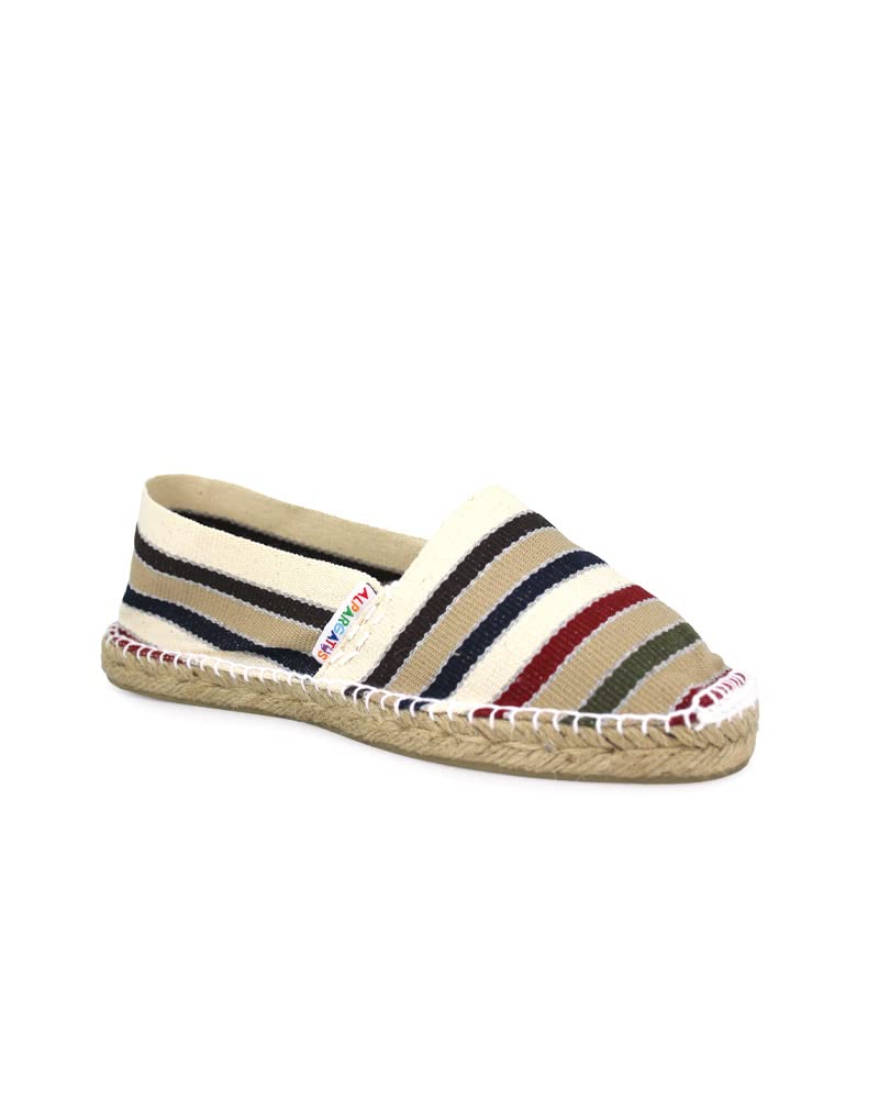 Orecchini classici a righe unisex a sei colori (fatti a mano in Spagna)