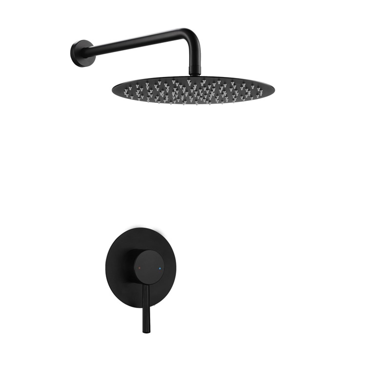 ASerZenith in-Wall Shower Concealed Shower Shower Head Single Function Bath Hotel Engineering Shower(8In Stainless Top Spray Wall)