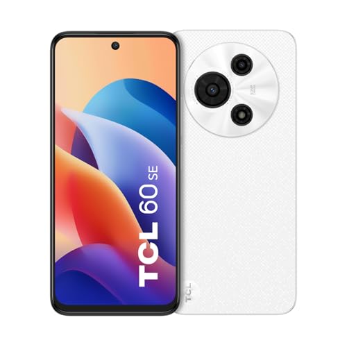TCL Téléphone Portable 60 SE, écran HD+ 6,7 Pouces, Smartphone débloqué 8+512 Go, Double caméra 50 Mpx, Grande Batterie 5000 mAh, téléphone Mobile...