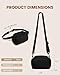 LOVEVOOK Crossbody Bag for Women Men, Multi-Pockets Purse, Nylon Shoulder Handbags, Water-Resistant & Lightweight, Ideal for Travel, Outdoor, and Daily Use