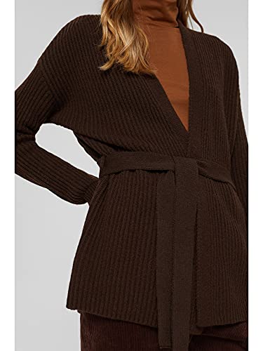 ESPRIT 091eo1i327 Maglione Cardigan, 200/marrone