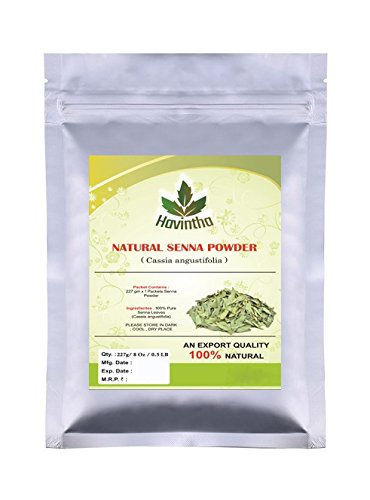 Natural Colorless Henna Powder or Senna Powder for hair (Does Not Color Hair) Product of Havintha,Natural Cassia obovata 227g