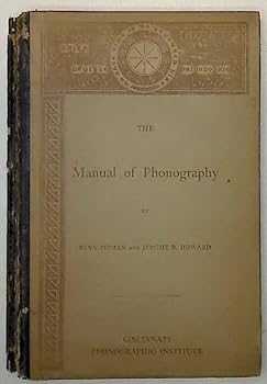 Hardcover The manual of phonography, Book