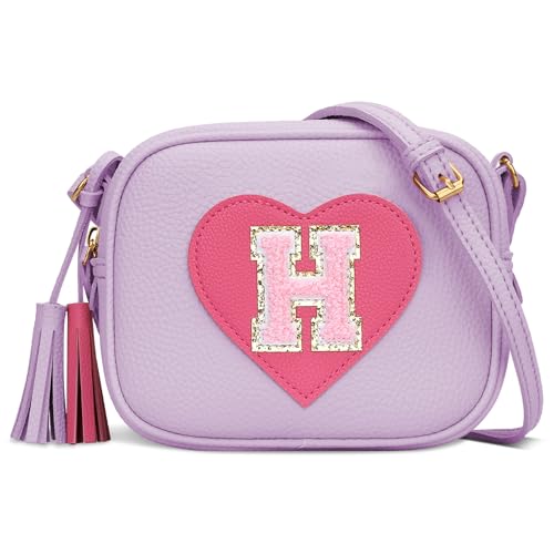 Image of KKXIU Birthday Gifts for Girls Initial Toddler Purse Cute Kids Crossbody Bag