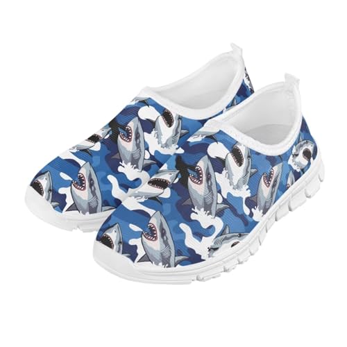 Slip-On Shoes for Children Non-Slip Walking Shoes Casual Soft Low-Top Flat Outdoor Sneakers Boys Girls US Size 11-15