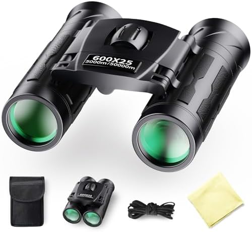 （10:00時点） 双眼鏡 ライブ用 オペラグラス 15倍高倍率 軽量コンパクトIPX7防水 BAK4プリズム FMCマルチコートコンサート/野鳥観察/スポーツ観戦/観劇用/ハイキングトラップ収納バッグ付き子供プレゼント (ブラック)