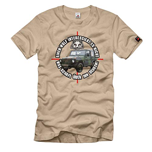 T-shirt militaire pour passionné de SUV Wolf G Model Class Bundeswehr M