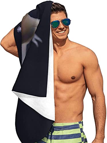 Epushow Lovely Axolotls Beach Towel Super Thick Bath Towel Swimming Pool Soft Blanket #TOP2