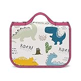 🌈Diseño simple: conveniente gancho y asa para colgar, esta bolsa de viaje cosmética con gancho para colgar reforzado en el interior hace que sea fácil de guardar en los toalleros, barras de ducha o en las perillas de las puertas para un acceso rápido a sus artículos de tocador;