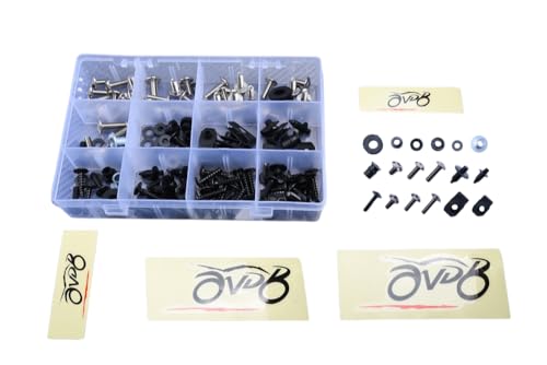 Kit visserie carénages M5 M6 pas métrique YAMAHA YZF R3 2016-2020 Titane