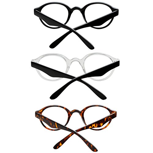 Success Eyewear Reading Glasses 3 Pair Spring Hinge Professer Readers For Men And Women Fashion Glasses For Reading +1.75 #TOP2