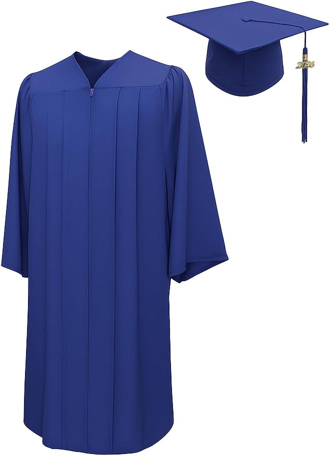 Gradwear Unisex Graduation Cap and Gown Package for High School and University, Includes Tassel