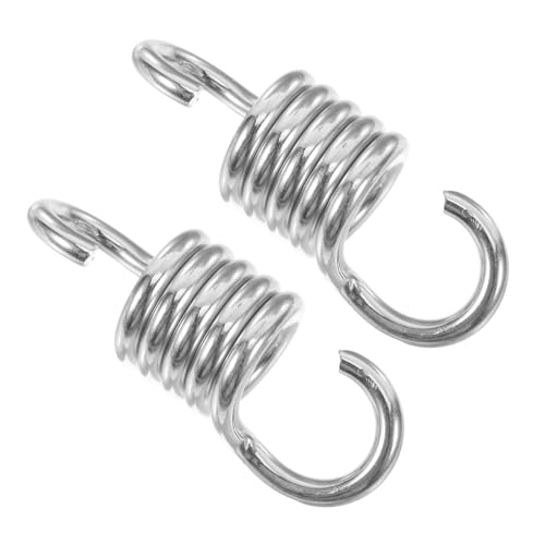 TOYANDONA 2 Pezzi Ganci Sospensione Swing Heavy Duty Inossidabile Kit per Facile Installazione e Assorbimento Accessori Multifunzionali per Patio e Veranda Confezione