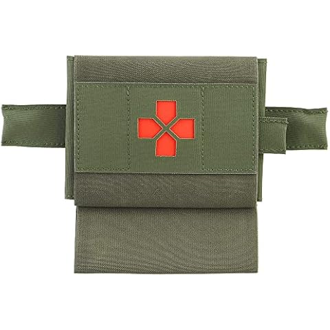 WarmHeartting Micro Trauma Kit Pouch Storage Pocket With Tourniquet Holder Hammock Tactical IFAK EDC MOLLE Medical First Aid Pouch Cover