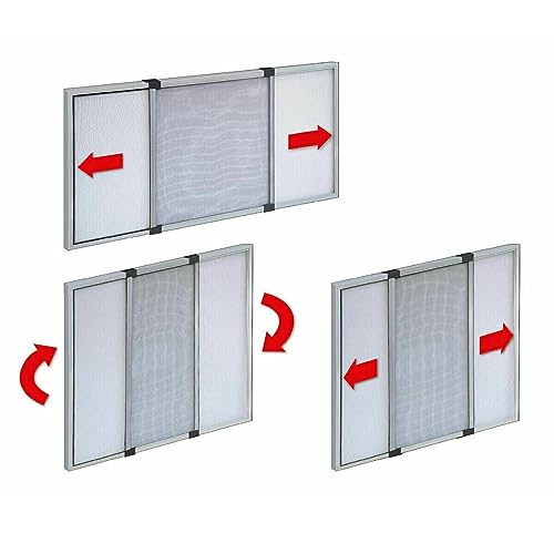 Zanzariera estensibile Ribaltabile con spazzolino