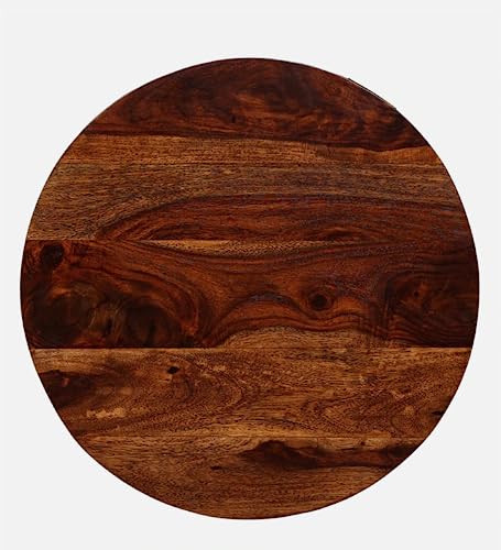 Image of Eco Solid Wood END Table for Living Room and Bed Room| Premium Design Side Table for Home | Chocolate Brown Finish, Solid Sheesham Wood | Ideal for Home Decor