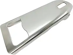 Abridor de Garrafas em Aço Inox, Compacto 9 cm, Design Moderno, Resistente à Ferrugem