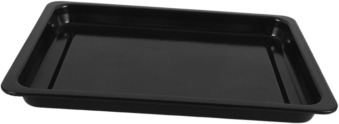 Enamel Baking Pan Elegant Black Baking Sheet for Oven Versatile Roasting Tray for Cooking for Home and Commercial Use