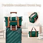 5 piece Luggage Set Expandable Suitcase 22x14x9 Airline Approved Carry on, ABS Hard Case Suitcases with Spinner Wheels, TSA Lock (Dark Green) - Image 5