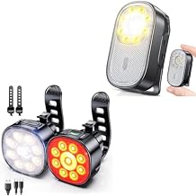 Cuvccn Bike Lights + Mini EDC Flashlight