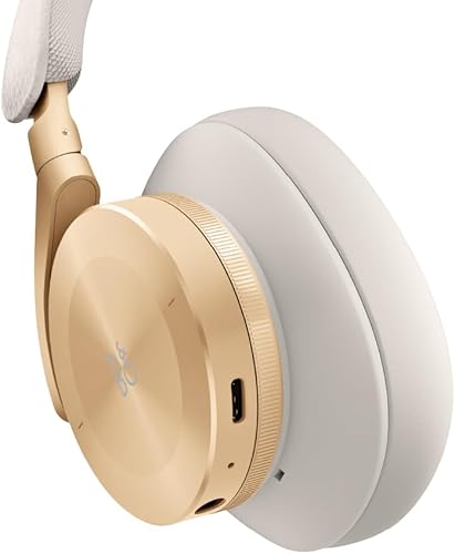 Miniatura 3 de Bang & Olufsen Beoplay H95 Premium Comfortable Wireless Active Noise Cancelling (ANC) Over-Ear Headphones with Protective Carrying Case, Gold Tone
