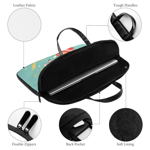 Maletín para portátil impermeable 17 pulgadas estilo Dog Holding Gift miniatura 4