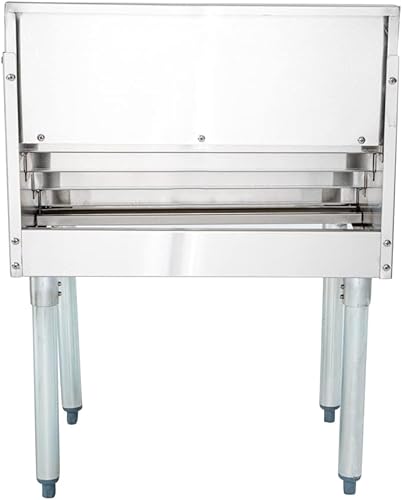 Miniatura 8 de Kitchen Tek - Estante de exhibición de licor de acero inoxidable 304 5 niveles 24 pulgadas 1 caja